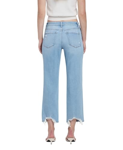 VERVET High Rise Regular Straight Jeans T65073