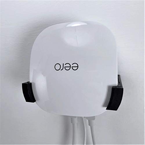 Wall Mount Bracket Holder for Eero Mesh Wi-Fi Router/Extender Holster Style Black