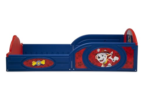 Delta Children - PAW Patrol Plastic Sleep and Play Toddler Bed with Attached Guardrails - image 4