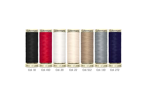 A&E GUTERMANN CONSUMER DIV Basic Gutermann Sew-All Polyester Thread Set-7 Spools - Thumbnail 2