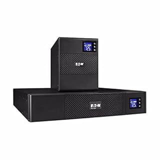 Eaton Onduleur 5SC 1500 IEC Tour - Line-Interactive UPS - Puissance 1500VA (8 Prises IEC 10A) - Régulation de Tension (AVR) - UPS avec Afficheur et Interface USB (Cable USB Inclus) - Noir (5SC1500I)