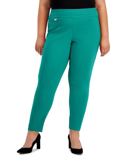 Alfani Womens Plus Tummy Control Petite Skinny Pants