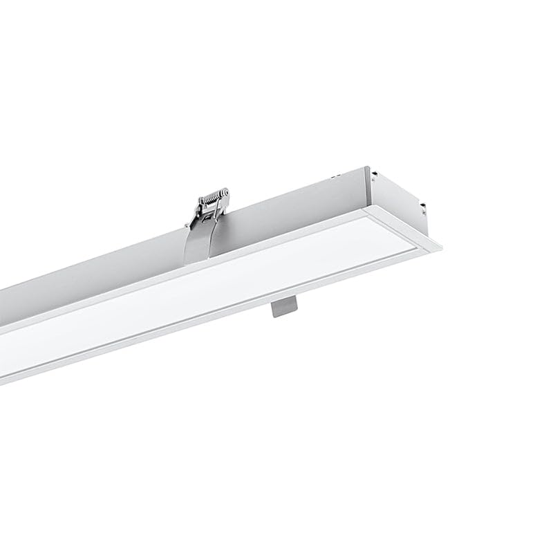 SILAMP Réglette Encastrable LED 120cm 35W Blanc - Blanc Chaud 2300K - 3500K
