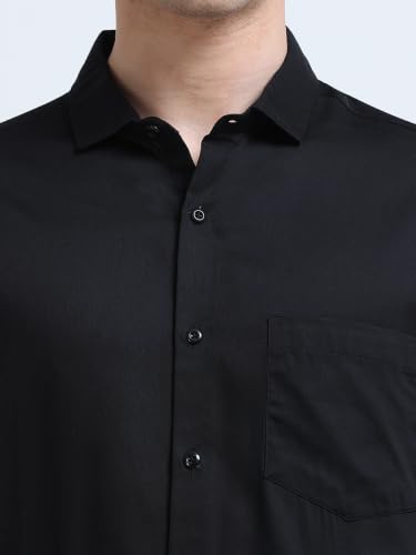 Image of Miraan Men's Satin Long Sleeve Casual Shirt (GASATIN)