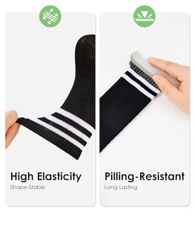 Century Star Girls Knee High Socks School Uniform Socks for Girls Boys Dress Sock Kids Stockings Seamless Sock Solid4