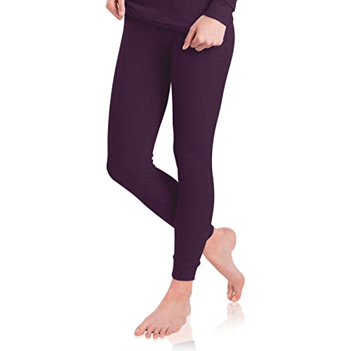 MT Damen Ski- & Thermohose - Winter Unterhose mit weicher Innenseite - Lila M