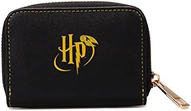 Harry Potter Portfel z herbem Hogwartu, 11 x 8 x 2,5 cm, czarny
