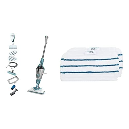 Lot de BLACK+DECKER Balai Vapeur avec Nettoyeur à Main BHSM166DSM-QS - 1600W + BLACK+DECKER - Lot...