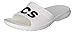 Crocs Classic Graphic Slides, Unisex - Erwachsene Pantoletten Weiߠ(White/Black), 48/49