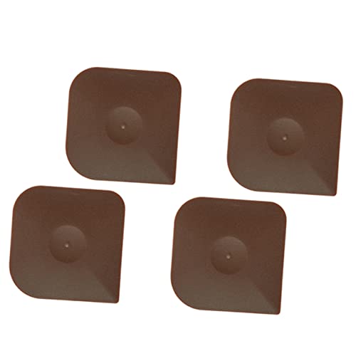 WHAMVOX 4pcs Flat Scraper Plastic Scraper Cleaning Tools Icing Spatula Plastic Spatula Plastic Dishes Portable Griddle Flat Skillet Pans Frying Pan Cleaner Scraper Pot Butter