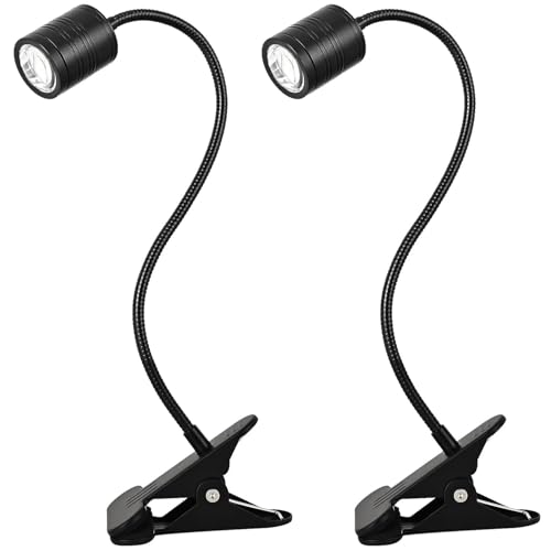 ZRPSSGE LED Aquarium Light, 4W Clip-on Fish Tank Lamp, 3 Colors, 17.8 Inch Flexible Arm, Full Spectrum for Plants and Coral