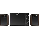 genius enceintes 2.0 sp-hf 800a - Puissance sonore totale : 15 W - Options de connexion flexibles via une prise jack 3,5 mm - Contrôle séparé du volume