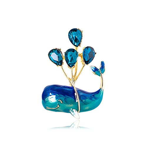 Broches de ballenas esmaltados para renovar ropa vieja con estilo