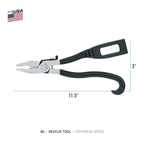 Image of Channellock 86 Spring Loaded Compact Rescue Tool with Lock, 9 inch