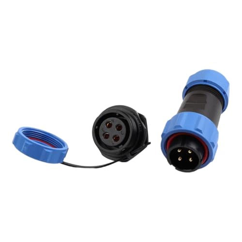 Conector SP21 IP68 aéreo de 4 pines con sistema backnut para conexiones estancas 2