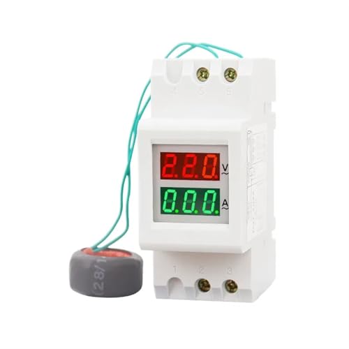 Compteur d'énergie LED AC 200-450V multifonction à lecture claire