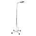 Drive Medical 13408MB Gooseneck Lamp for Medical Examinations, Rolling Mobile Base, Steel