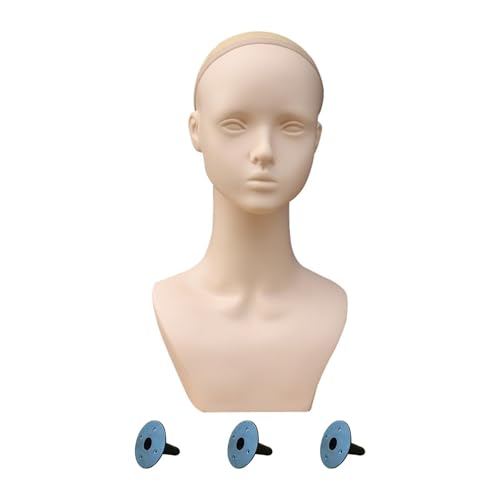 Maniquí para pelucas y peinados en casa con soporte multifuncional para tocador moderno