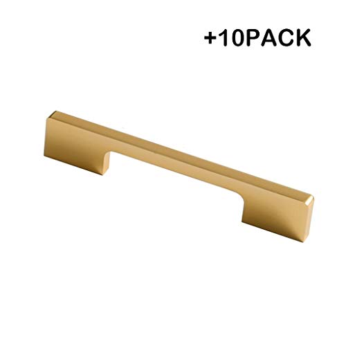 Preisvergleich Produktbild RJJX Home Schubladengriff for Haupt Schrank Schrank Schubladen, Aluminiumlegierung, Traditionelle Hardware-Kabinett, Küche Schlafzimmer Badezimmer, 10 Stück, 5 Stück (Color : 10PACK)