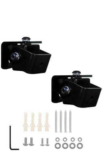 Image of SM Proplus - Speaker Wall Mount - Bracket 2 Nos for M4 / M5 / 1 /4'' x 20UNC Thread Hole /Keyhole Speakers - with Flexible Positioning Angle (Pack of 2)