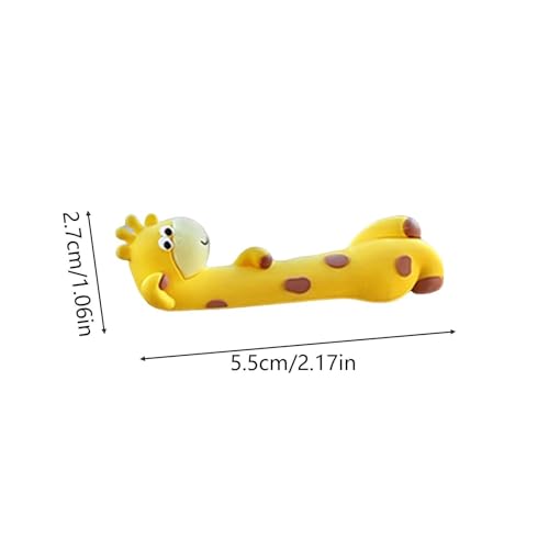 Statue Mini Girafe Réaliste Ornement de Bord pour Bureau et Intérieur Maison