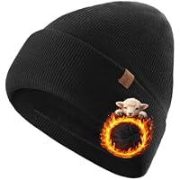 TRENDOUX Gorro Invierno Hombre Mujer, Sombrero Lana Polar Doble