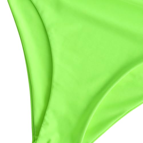 Image of ZAFUL Women High Waisted Bikini Bottoms Ruched Swimsuit Bottom Tummy Control Bathing Suit Bottoms