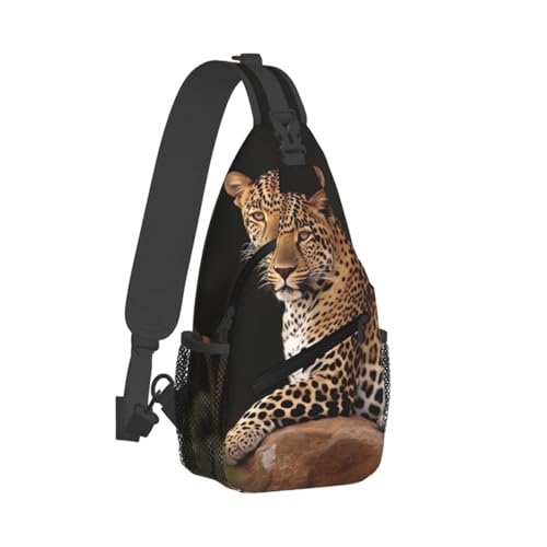 Bolso Cruzado Deportivo Negro para Hombre y Mujer miniatura 2
