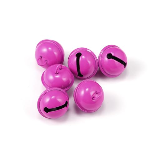 Namzi Jingle Bells, 22mm 120pcs Craft Bells for DIY Holiday Decoration, Musical Party, Home, Festival, Wedding,Rose