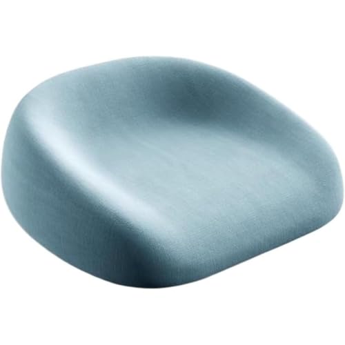 ベビーチェア Momgla 子供用ダイニングチェアブースターシートクッション ブースターシート 幼児用ハイチェア 赤ちゃん子供高さ ダイニングチェア高さシート 厚さ小学生食事学習お尻 スツールチェア トリップトラップ (ライトブルー,6-8cm)