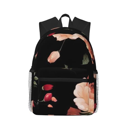 Sac à dos double épaule floral vintage pour soulager votre dos en voyage