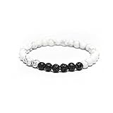 Vitality Extracts - Serenity 6mm Diffuser Bracelet - White Howlite, stress relief, meditation, sleep aid, yoga, aromatherapy