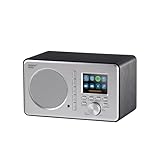 Ferguson Regent i200s Internetradio WLAN Radio mit Bluetooth, FM/DAB/DAB+ Radio UKW, Spotify Connect, Radiowecker, Equalizer, Farbdisplay, USB, AUX-IN, Sleep Timer, App-Steuerung, Fernbedienung
