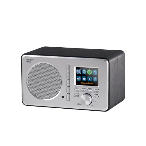 Ferguson Regent i200s Internetradio WLAN Radio mit Bluetooth, FM/DAB/DAB+ Radio UKW, Spotify Connect, Radiowecker, Equalizer, Farbdisplay, USB,...