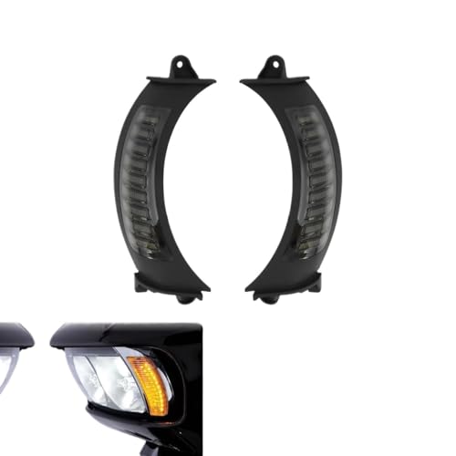 Clignotant latéral de moto LED pour Road Glide 2015-2023 design compact étanche - 2