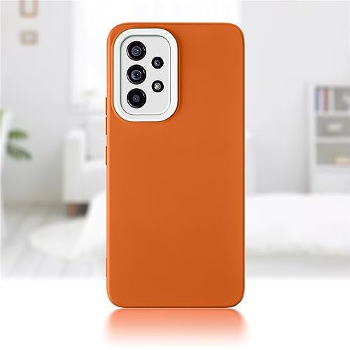 Coque de téléphone Triad pour Samsung Galaxy A34 chic et luxe couleur bonbon orange