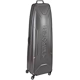 Samsonite Fairway Molded Golf Travel Cover 6555TITAN, Titanium Polycarbonate Hard Case, Golf Bag Luggage, Ideal for Airlines