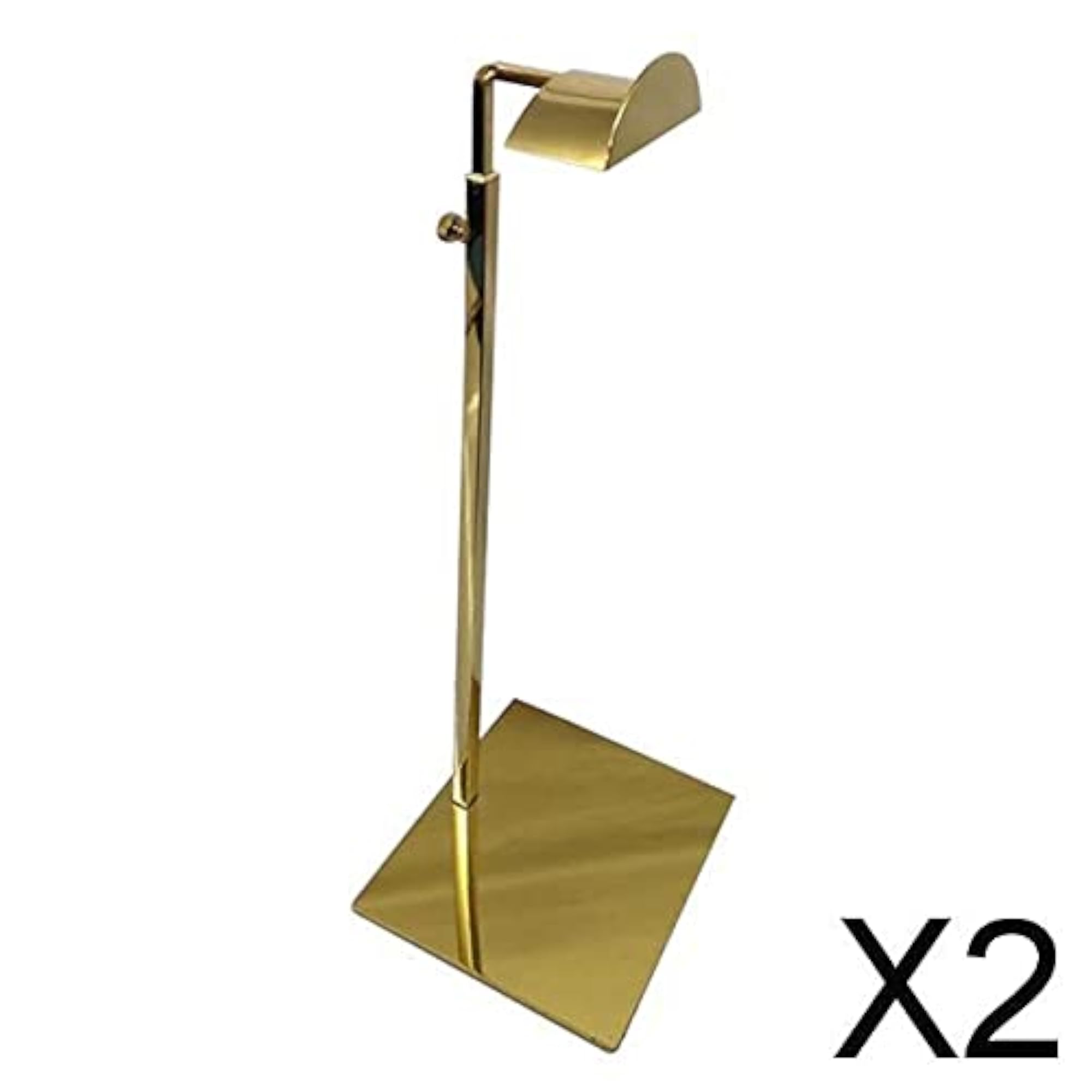 Height Adjustable Display Stand Rack Holder for Handbags Rose Gold