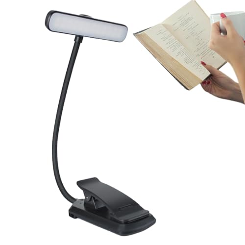 Luz de clip para leer novelas en la cama sin molestar a tu pareja