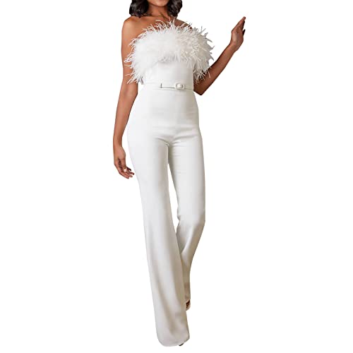 image for Sinzelimin Rompers for Women's Club Party Jumpsuits Summer Fashion Sle
