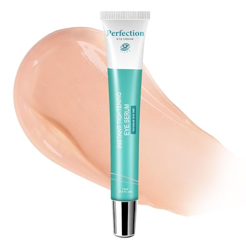 Instant Under Eye Lift Serum - Temporary Perfection Primer Tightener, Eye Cream Reduces Puffy Bags, Dark Circles & Crow’s Feet in Minutes, Anti Aging Wrinkle Remover for Mature Skin (1 PC, 0.51 Fl.Oz)