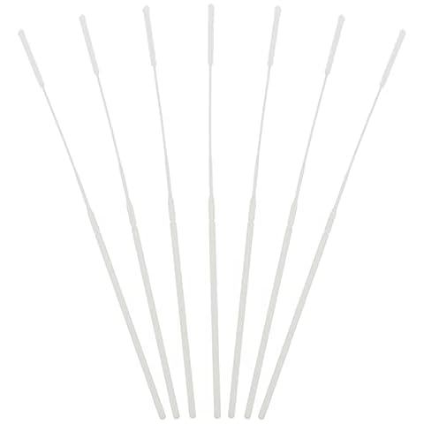 Blocked Exemplar Sterile Nasopharynx- Tupfer: 60Pcs Einzeln Verpackt Nasen- Tupfer Flocking- Tip- Sticks Baumwollspitzen- Applikatoren für Die Probenahme Cover