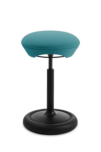 Image of Topstar SITNESS HOP HIGH Ergonomic Stool with Three-Dimensional Movement Sitness Technology Made in Germany Colour: Black /Petrol