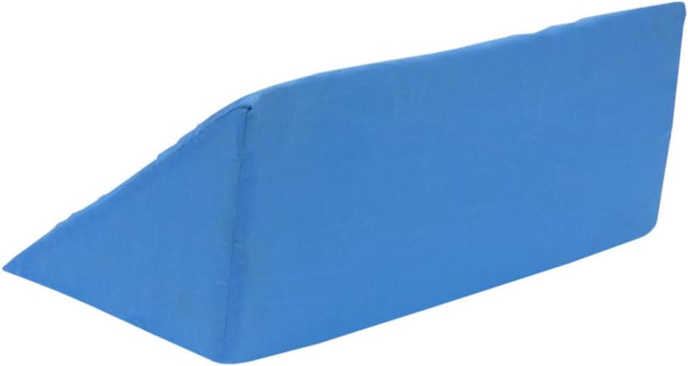 Cabilock Bed Wedge Pillow Sponge Memory Foam Top Wedge Pillow Wedge Body Positioner for Back Support Elevation Pillows Wedges for Pregnancy or Elderly Blue ( 19.6X9.8X5.9 inch ) : Health & Household