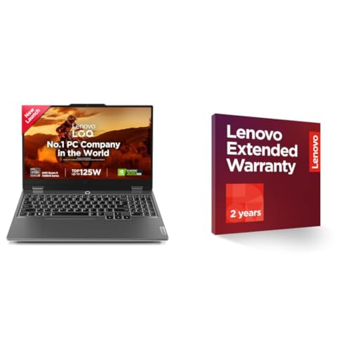 Image of Lenovo LOQ, AMD Ryzen 5 7235HS, RTX 3050-6GB, 24GB RAM, 512GB SSD, FHD, 15.6 inch /39.6cm, 144Hz, Windows 11, Office Home 2024, Grey 2 Year Onsite Warranty + Accidental Damage Protection