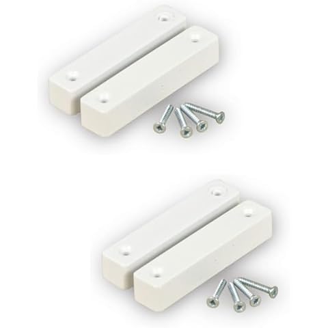 2 Pack Wired Burglar Alarm Detectors Cover