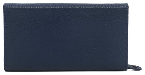 Image of WildHorn Women's Genuine Leather RFID Blocking Wallet | Tri-Fold High-Capacity Ladies Purse with Card Slots, Zipper Coin Pocket & Snap Closure | Ideal Gift for Women