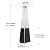 Patio Heater, KEZATO Outdoor Pyramid Patio Heater with Cover and Wheels 42000 BTU Glass Tube Propane Heater for Commercial and Residential Use Black