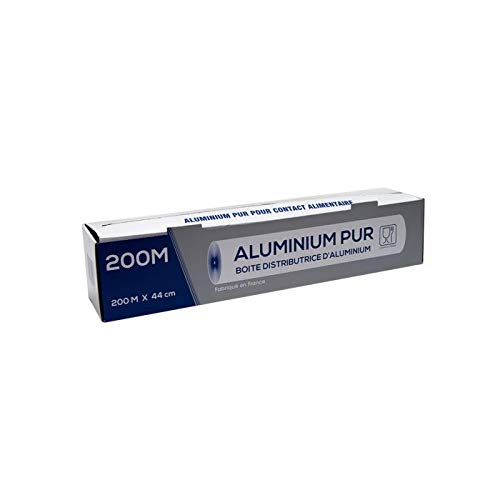 Aluminium rouleau distributeur de 200m (largeur 44cm) Fabrication française Cover