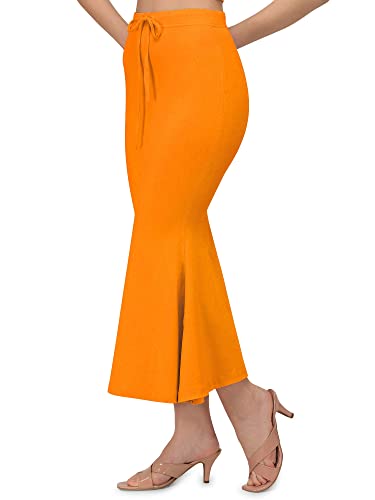 Image of Mehrang Stretchable Saree Shapewear Petticoat for Women, Cotton Blended,Petticoat,Skirts for Women,Shape Wear Dress for Saree
